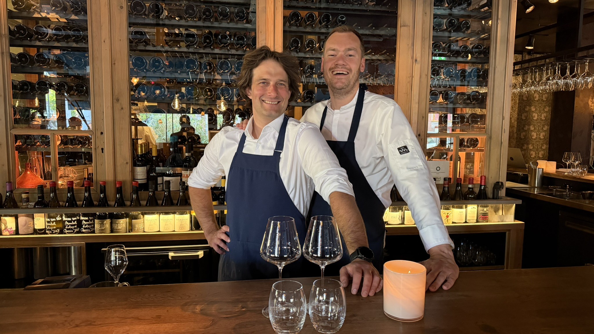 Rutger de Witte en Jeroen Mak van gastro-wijnbar Clos