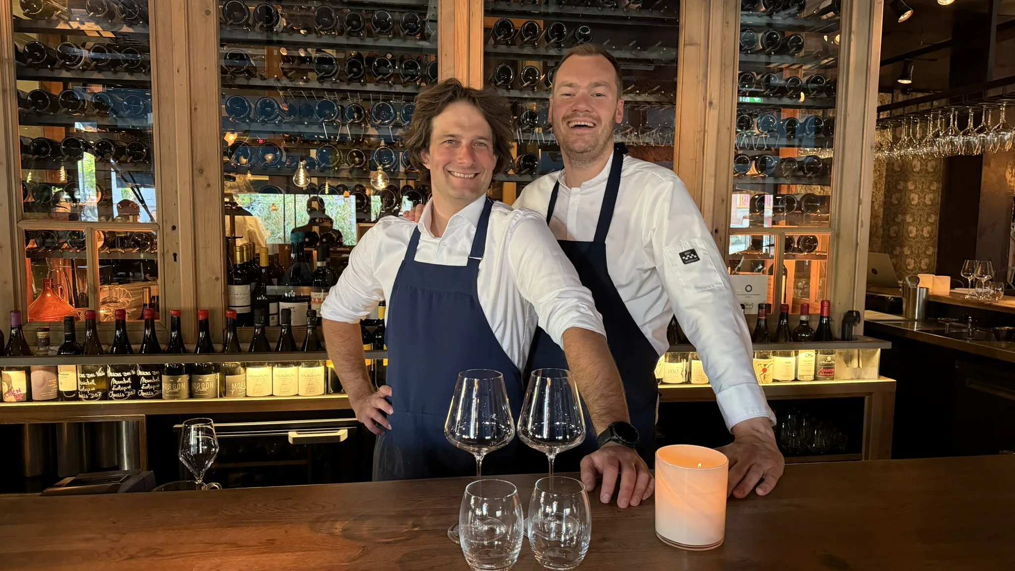 Rutger de Witte en Jeroen Mak van gastro-wijnbar Clos