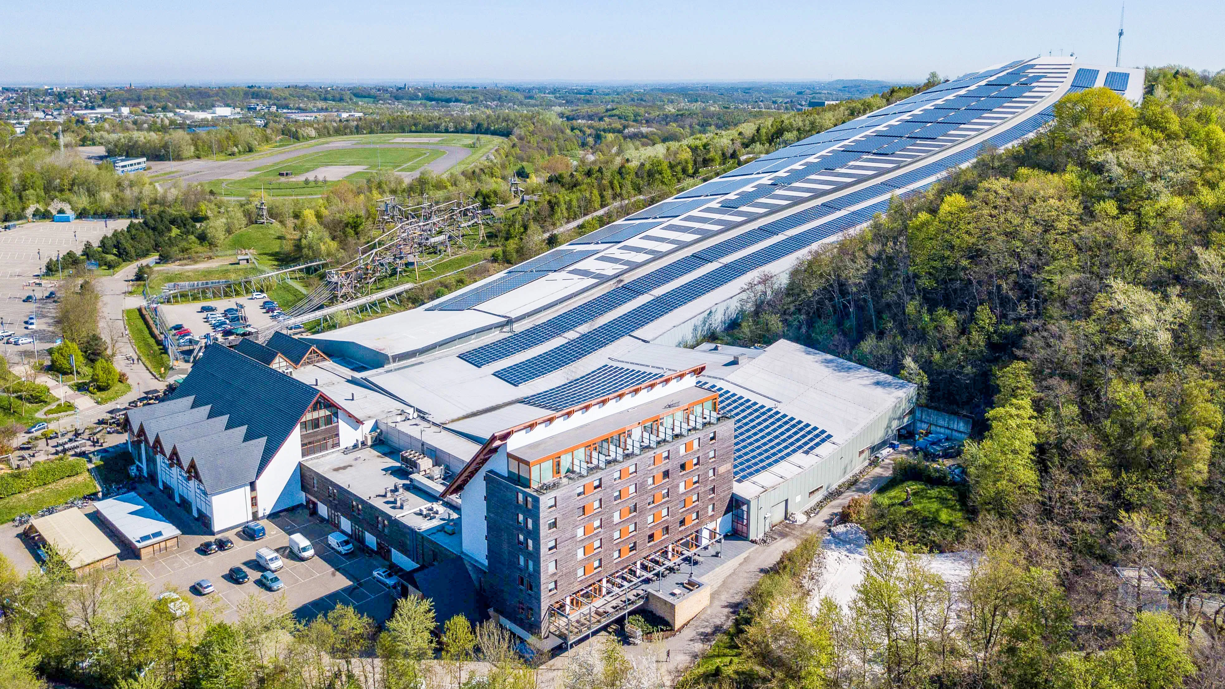 Het Alpine Hotel bij SnowWorld in Landgraaf
