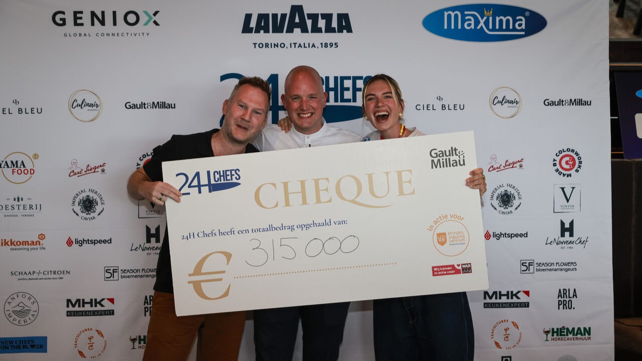 Er werd een recordbedrag opgehaald tijdens 24 Chefs