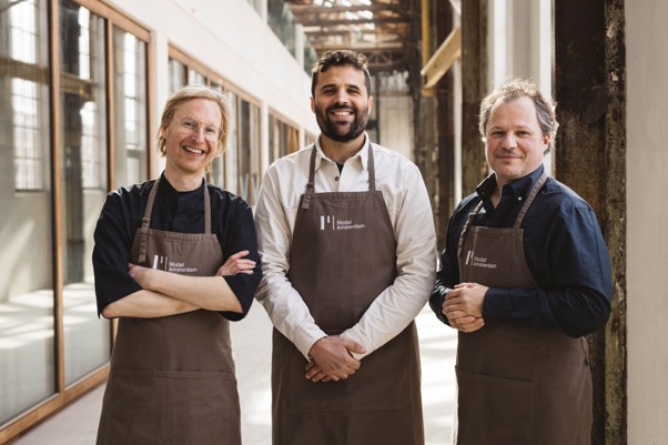 Foto: Iris Duvekot. Vlnr: Stephan Hentschel, Bram de Kanter en Martijn Damen.