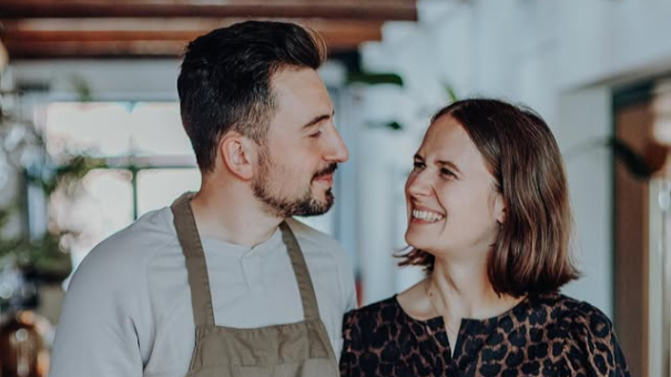 Joris Hogervorst en Laura Überschär (bron: restaurant Mohn)