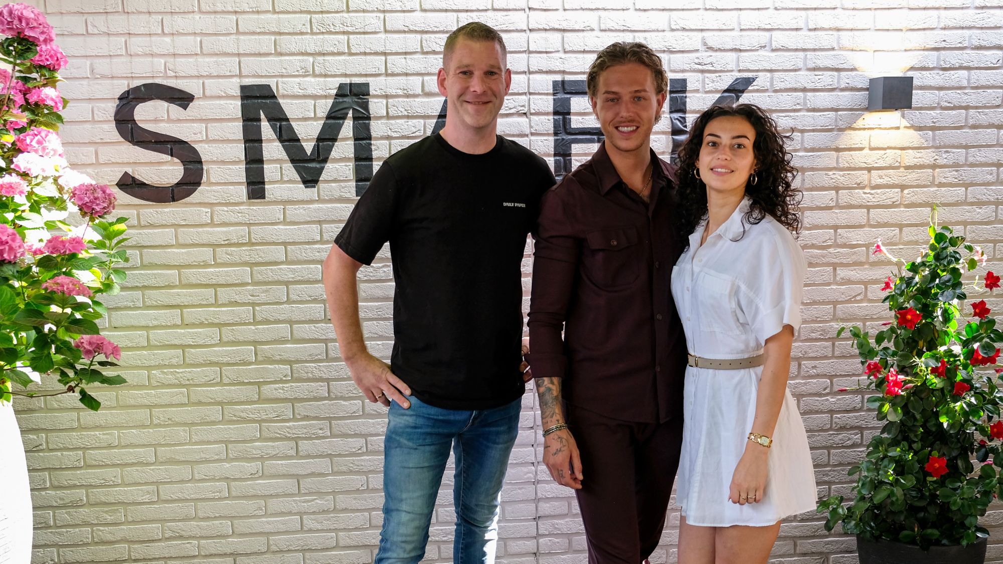 René Huisman, Rowin Geurts en Marcia de Bruijn.