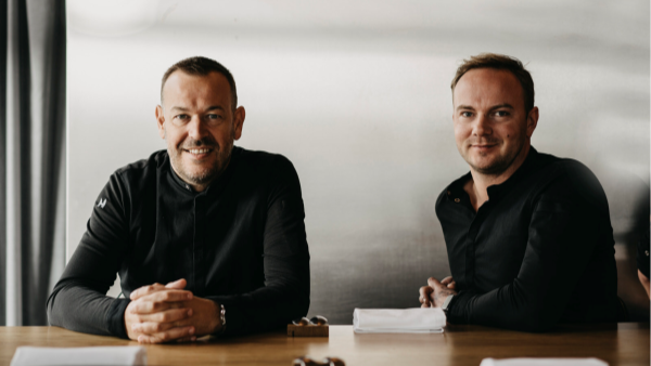 Richard van Oostenbrugge en Thomas Groot van de 212 Group