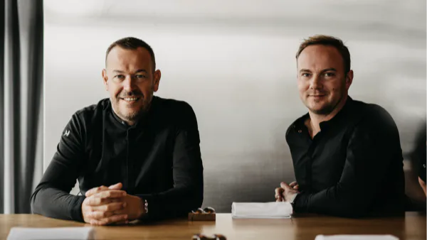 Richard van Oostenbrugge en Thomas Groot van de 212 Group